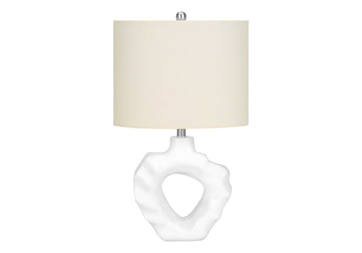 Lighting, Table Lamp, Modern - Cream - R&R Furniture Gallery (Fountain Valley, CA)