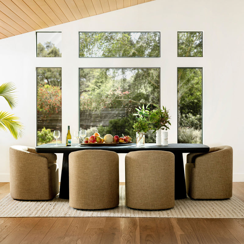 Darin - Dining Table 98" - Black