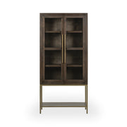 Freemont - Solid Wood Tall Cabinet - Kona Brown - R&R Furniture Gallery (Fountain Valley, CA)