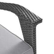 Honolulu - Loveseat - Gray / Silver - R&R Furniture Gallery (Fountain Valley, CA)