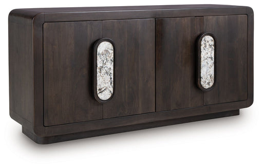 Elliston - Accent Cabinet - Espresso Brown - R&R Furniture Gallery (Fountain Valley, CA)