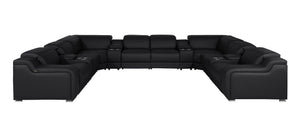 1116 - 12-Piece U-Shaped Sectional Sofa In With 4 Power Recliners & Power Headrests