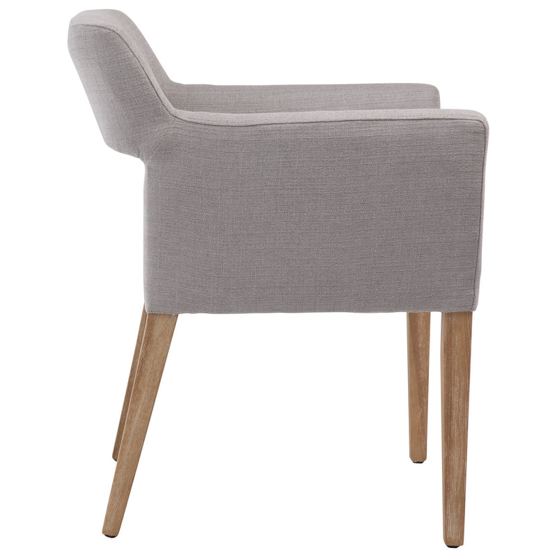 Joseph - Dining Chair - Light Gray And Natural