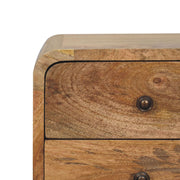 Curved Nightstand, - R&R Furniture Gallery (Fountain Valley, CA)