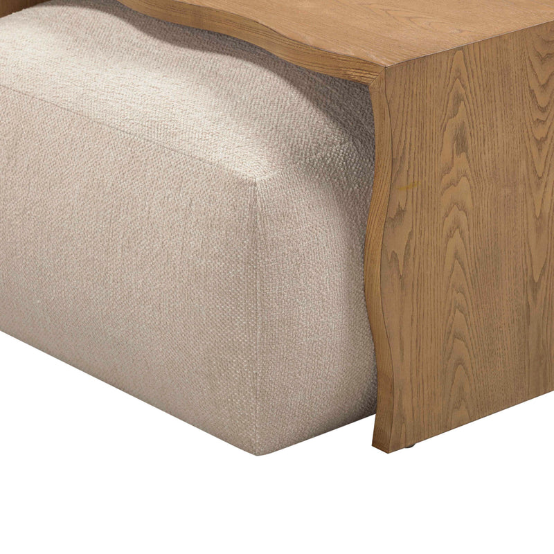 Spencer - Ottoman With Bridge Table - R&R Furniture Gallery (Fountain Valley, CA)