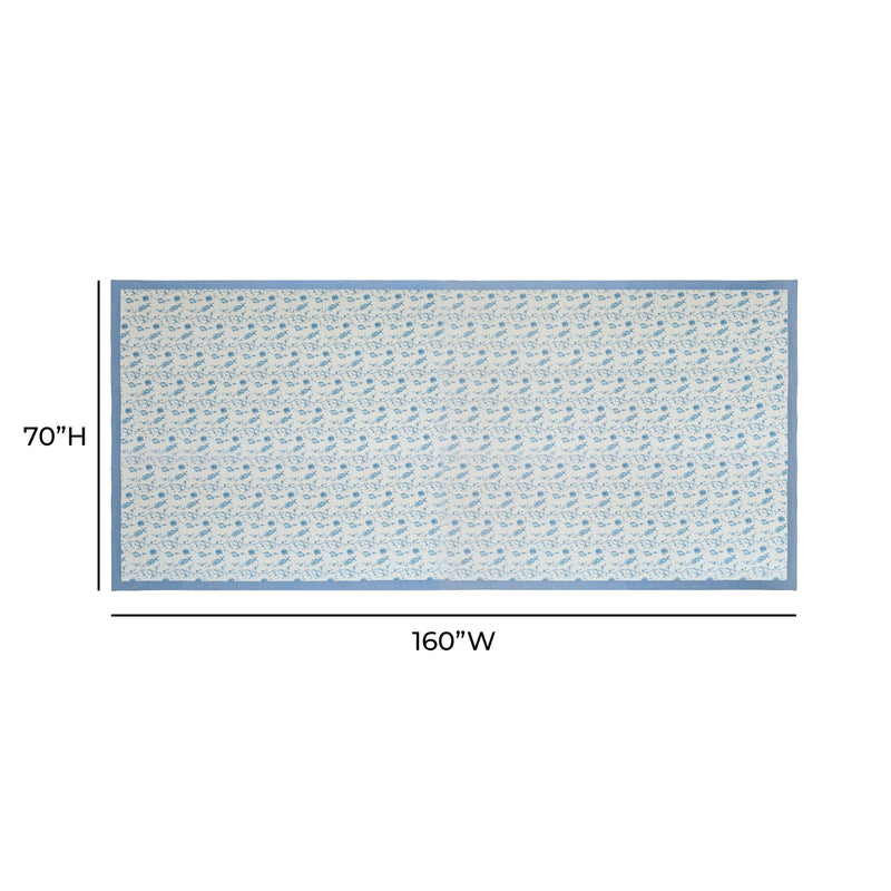 Set of two Dolce placemat sets by TOV Furniture featuring stylish fabric tablecloths with elegant patterns.