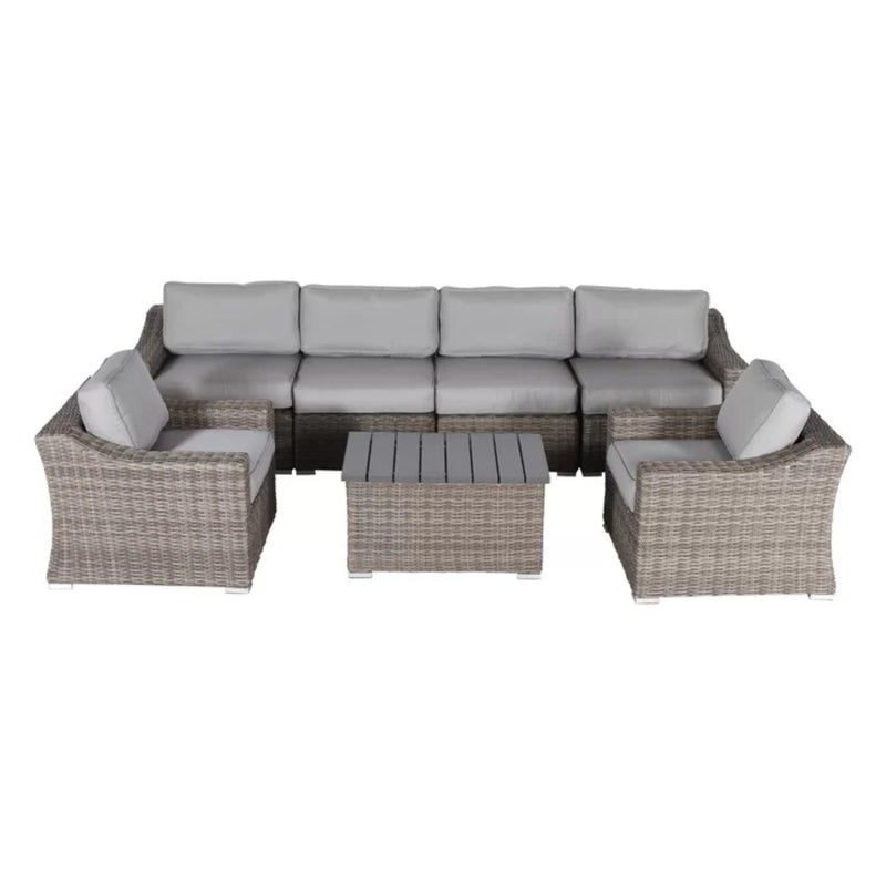 Stylish Sofa Seating Group With Cushions Perfect For Outdoor Gatherings - R&R Furniture Gallery (Fountain Valley, CA)