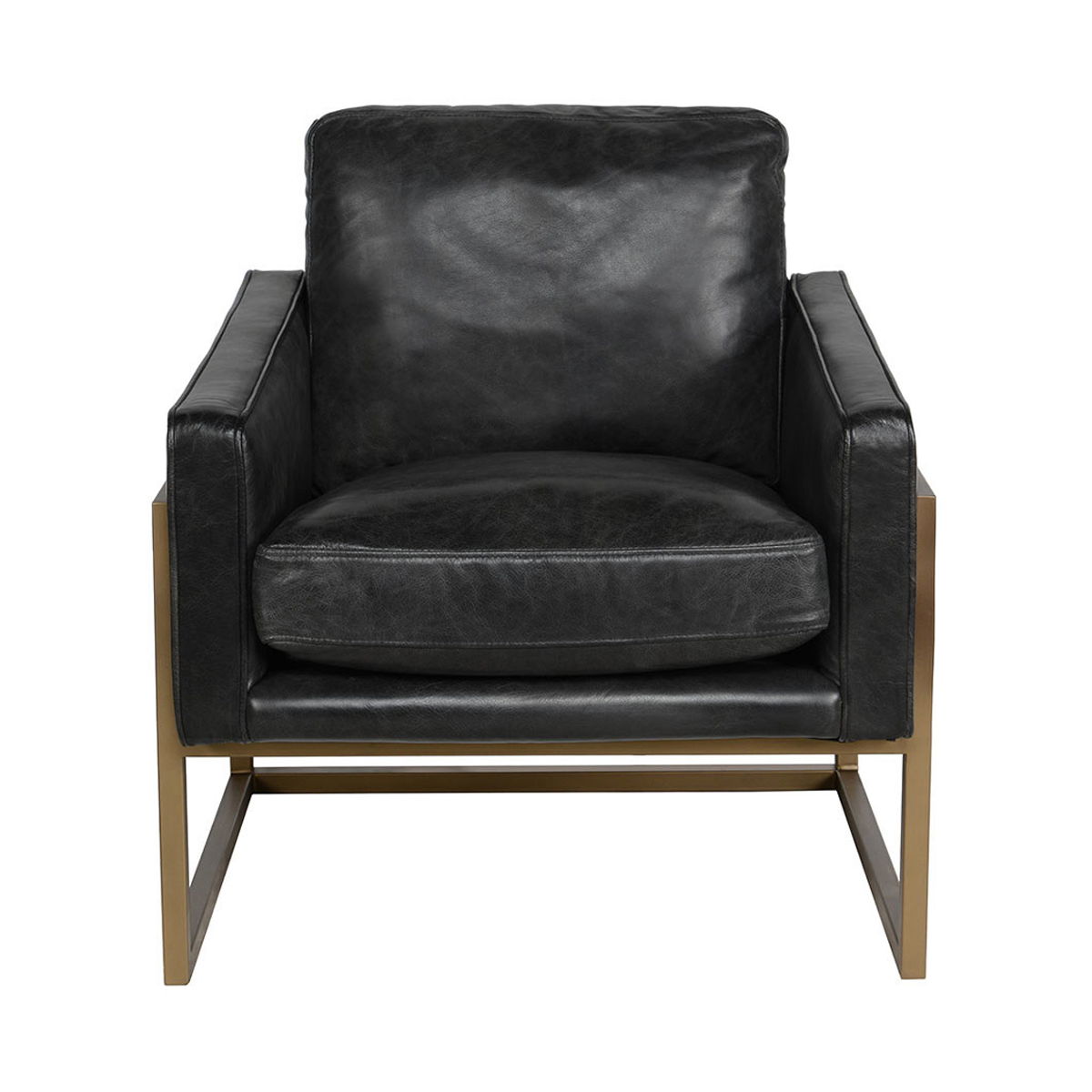 Classic Home Ken club chair with upholstered seat and backrest in a modern design