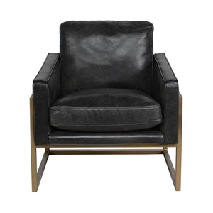 Classic Home Ken club chair with upholstered seat and backrest in a modern design