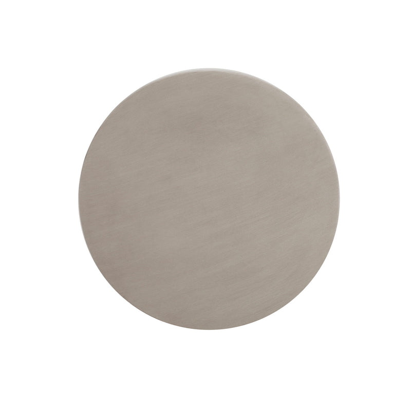 Outdoor Round With U Shape Side Table - Light Gray - R&R Furniture Gallery (Fountain Valley, CA)