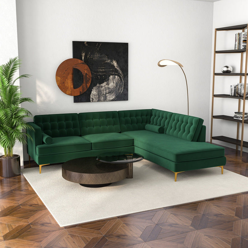 Brooke - Modern Design Sectional Sofa - R&R Furniture Gallery (Fountain Valley, CA)