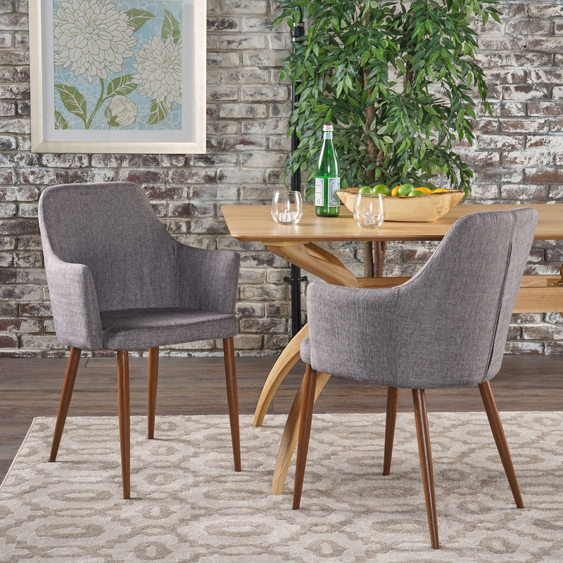 Elegant Dining Chair With Contoured Support - R&R Furniture Gallery (Fountain Valley, CA)