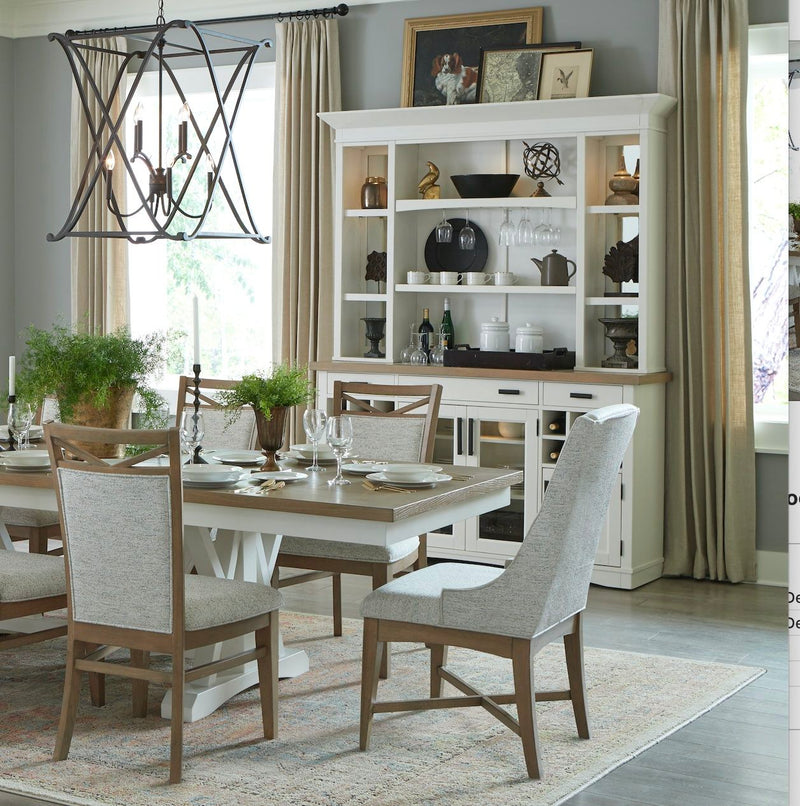 Americana Modern Dining - Host Dining Chair (Set of 2) - Cotton - R&R Furniture Gallery (Fountain Valley, CA)