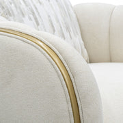 Scotts Square - Matching Chair - Cornsilk / Light Champagne - R&R Furniture Gallery (Fountain Valley, CA)