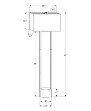 Lighting, Floor Lamp, Contemporary - Black / Beige - R&R Furniture Gallery (Fountain Valley, CA)
