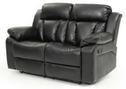Glory Furniture Daria cozy padded reclining loveseat with plush cushions, perfect for relaxing in a modern living room.