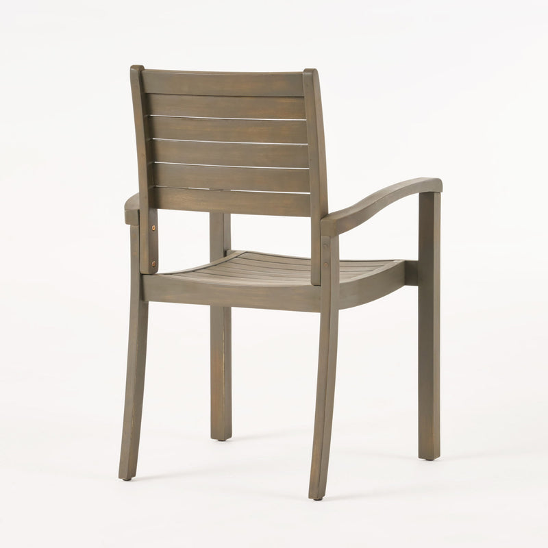 Outdoor Dining Chair, Stacking Design For Patio - R&R Furniture Gallery (Fountain Valley, CA)
