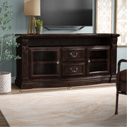 Bella - TV Console With Power Center - Vintage Sienna - R&R Furniture Gallery (Fountain Valley, CA)