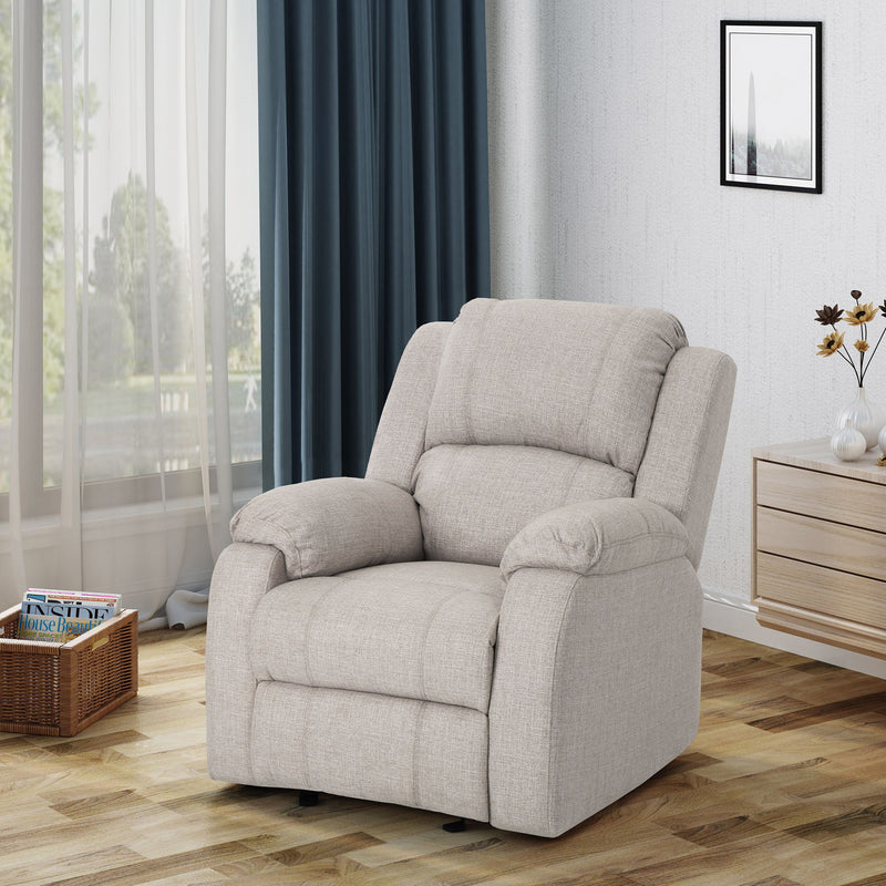 Supreme Comfort Manual Recliner Chair - R&R Furniture Gallery (Fountain Valley, CA)