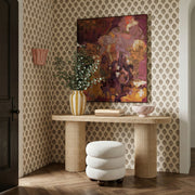 TOV Furniture Darcy console table with sleek wooden surface and modern design, ideal for entryways or living rooms.