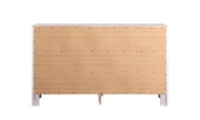 Elegant transitional dresser by Glory Furniture featuring sleek wood finish, multiple drawers, and modern design.