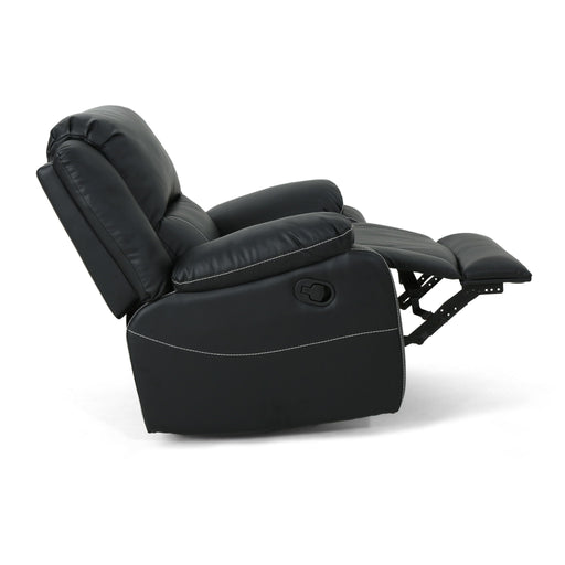 Stylish Wide Manual Swivel Standard Recliner - R&R Furniture Gallery (Fountain Valley, CA)