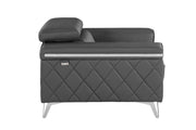 1140 - Top Grain Italian Leather Chair - R&R Furniture Gallery (Fountain Valley, CA)