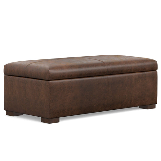 Gabbie - Coffee Table Upholstered Storage Ottoman - R&R Furniture Gallery (Fountain Valley, CA)