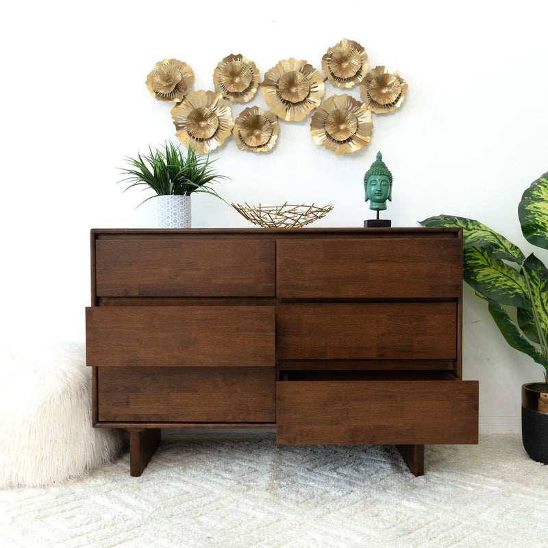 Dubrovnik - Dresser With 6 Drawers - Brown - R&R Furniture Gallery (Fountain Valley, CA)