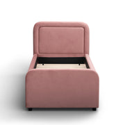 TOV Furniture Briella trundle bed with a sleek modern design, featuring a pull-out underbed for extra sleeping space.