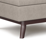 Owen - Upholstered Rectangular Storage Ottoman - R&R Furniture Gallery (Fountain Valley, CA)