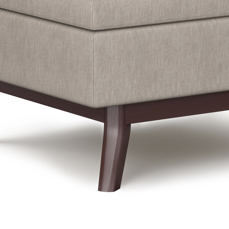 Owen - Upholstered Rectangular Storage Ottoman - R&R Furniture Gallery (Fountain Valley, CA)