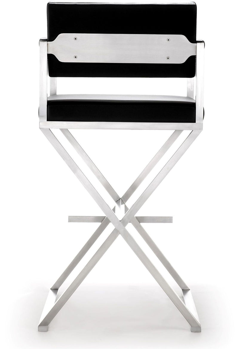 Director - Stainless Steel Barstool - R&R Furniture Gallery (Fountain Valley, CA)