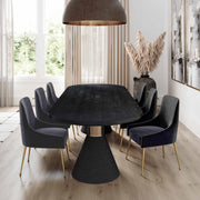 Beatrix - Velvet Side Chair - R&R Furniture Gallery (Fountain Valley, CA)