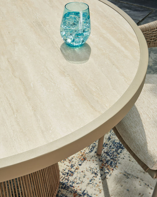 Orchard Beach - Outdoor Dining Table - Beige - R&R Furniture Gallery (Fountain Valley, CA)