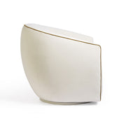 Jordan - Velvet Swivel Chair - Beige - R&R Furniture Gallery (Fountain Valley, CA)