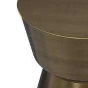 Allegra - Side Table - Antique Brass - R&R Furniture Gallery (Fountain Valley, CA)