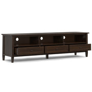 Warm Shaker - Handcrafted Low TV Media Stand - R&R Furniture Gallery (Fountain Valley, CA)