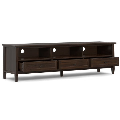 Warm Shaker - Handcrafted Low TV Media Stand - R&R Furniture Gallery (Fountain Valley, CA)