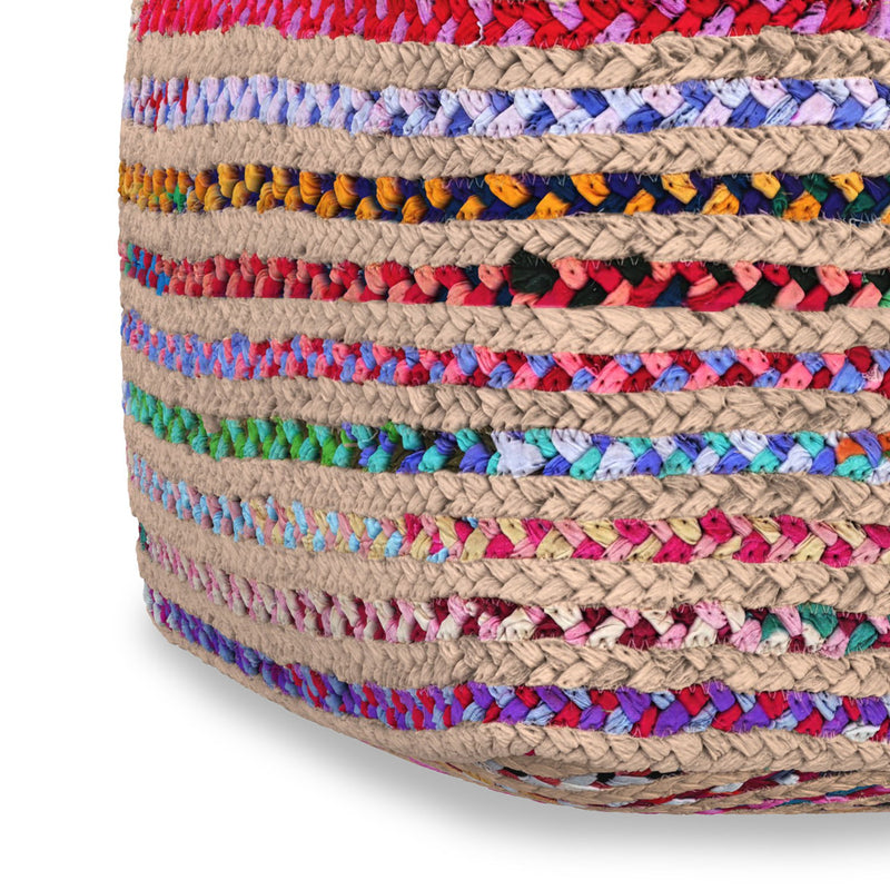 Margo - Square Pouf - Multicolor - R&R Furniture Gallery (Fountain Valley, CA)