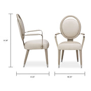 Eclipse - Arm Chair (Set of 2) - Moonlight Gray - R&R Furniture Gallery (Fountain Valley, CA)