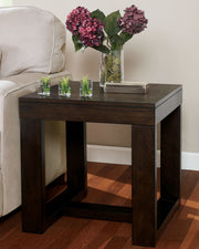 Watson - Square End Table - Dark Brown - R&R Furniture Gallery (Fountain Valley, CA)