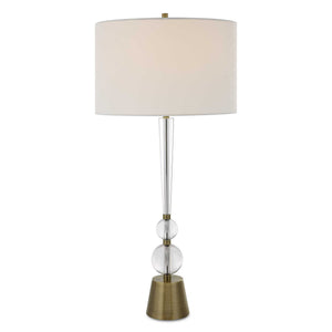 Annily - Crystal Table Lamp - Brass