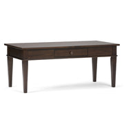 Carlton - Coffee Table - Dark Tobacco Brown - R&R Furniture Gallery (Fountain Valley, CA)
