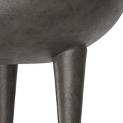 Otto - Cast Aluminum Side Table - Black - R&R Furniture Gallery (Fountain Valley, CA)