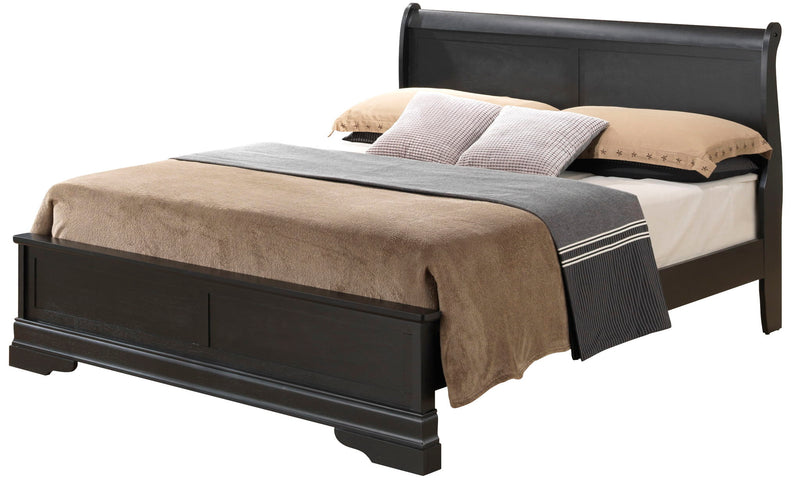Sleigh Bed With Low Footboard - R&R Furniture Gallery (Fountain Valley, CA)