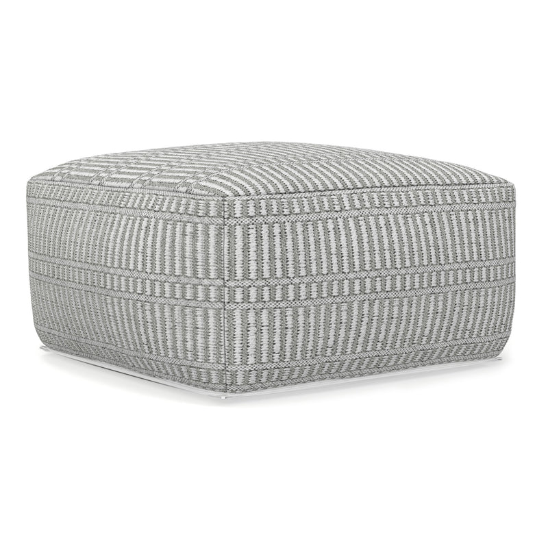 Safford - Square Outdoor / Indoor Pouf - R&R Furniture Gallery (Fountain Valley, CA)