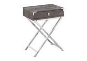 Accent Side Table, Storage Drawer, Stylish Design Contemporary & Modern - R&R Furniture Gallery (Fountain Valley, CA)