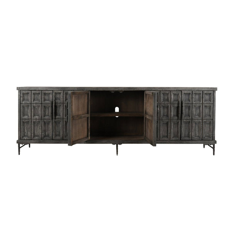 Willmark - 6 Door Iron Leg Sideboard - R&R Furniture Gallery (Fountain Valley, CA)