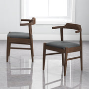 Leon - Mid-Century Modern Dining Chair (Set of 2) - R&R Furniture Gallery (Fountain Valley, CA)